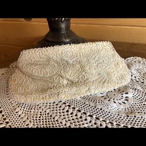 Vintage beaded evening bag. Waldorg hand made in Belgium